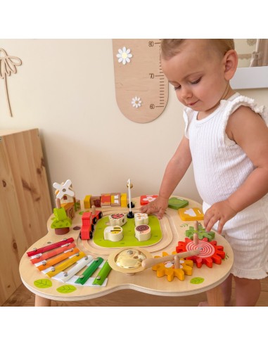 PolarB Viga wooden educational table - a creative Montessori toy