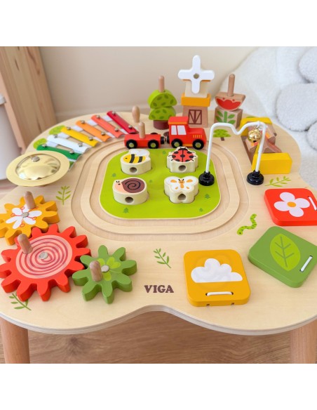 PolarB Viga Lerntisch aus Holz – ein kreatives Montessori-Spielzeug