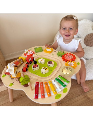 PolarB Viga wooden educational table - a creative Montessori toy