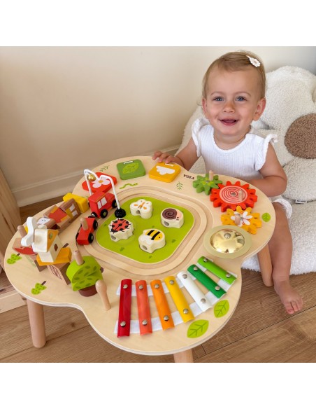 PolarB Viga wooden educational table - a creative Montessori toy