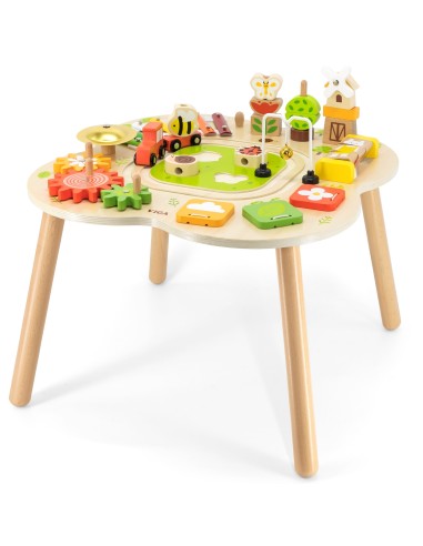 PolarB Viga wooden educational table - a creative Montessori toy