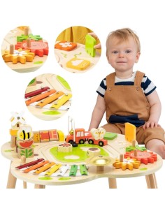 PolarB Viga wooden educational table - a creative Montessori toy