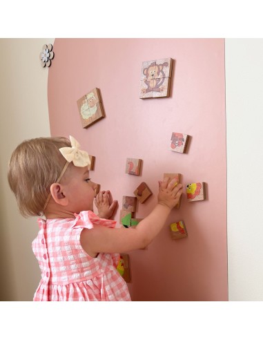VIGA Holz Magnet-Puzzles Tiere - FSC-Zertifikat