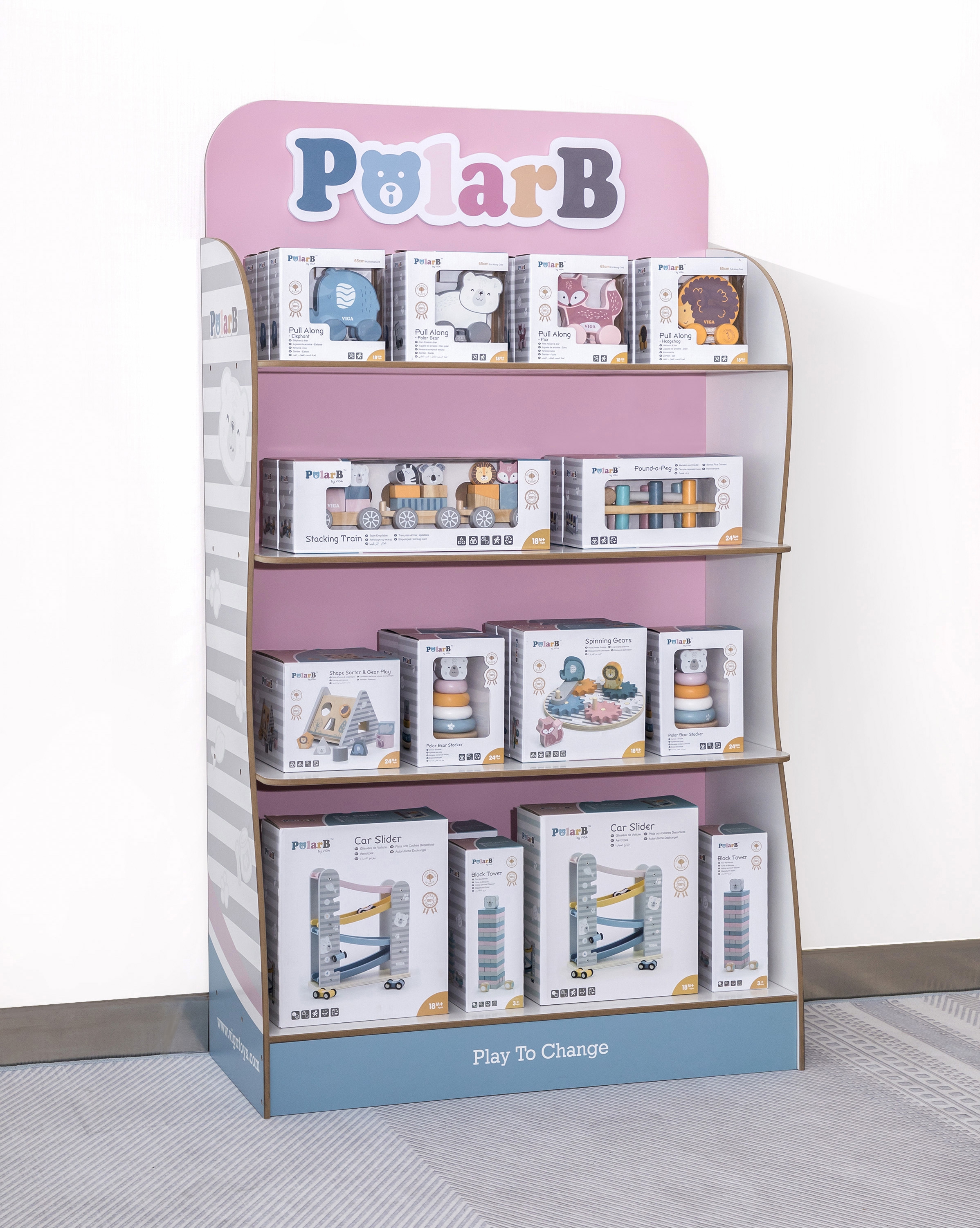 Polarb regał półka wystawowa