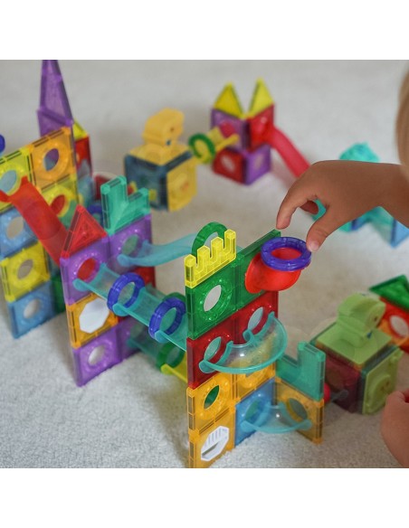 WOOPIE 3D Magnetic Blocks – Ball Track 170 pcs. Education