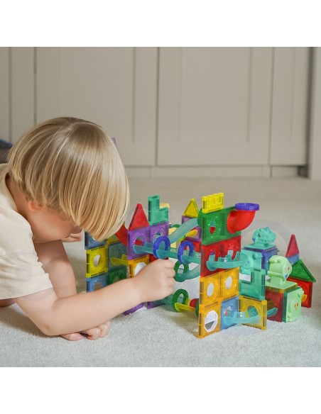 WOOPIE 3D Magnetic Blocks – Ball Track 170 pcs. Education