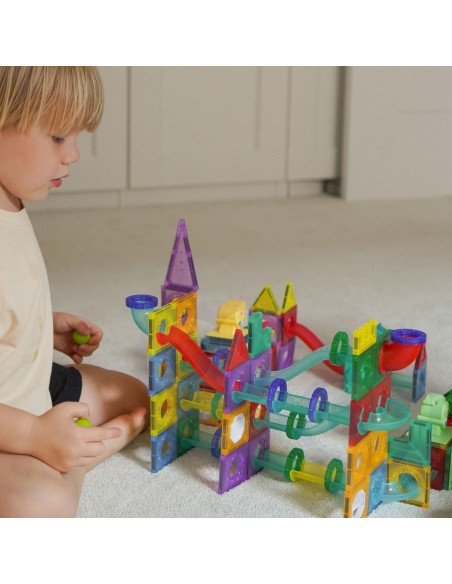 WOOPIE 3D Magnetic Blocks – Ball Track 170 pcs. Education