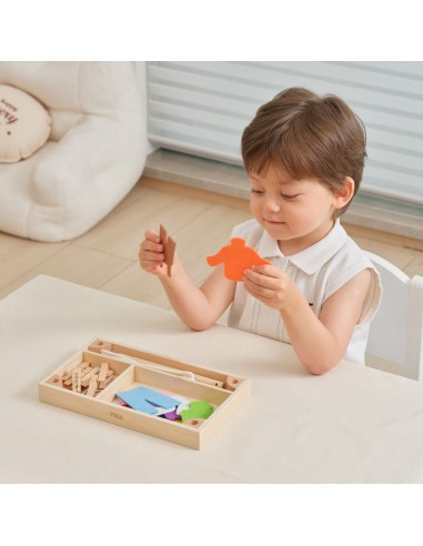 Wooden Laundry Set Dryer Montessori Clothes VIGA