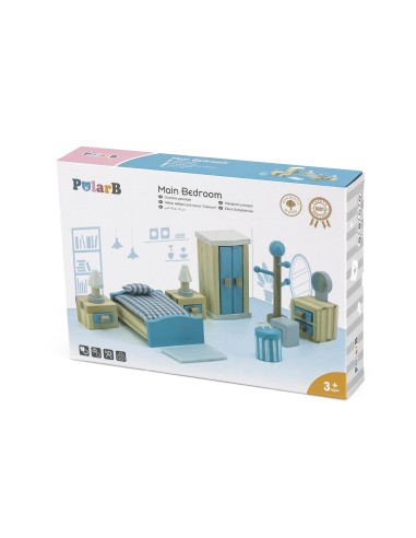 VIGA PolarB Möbel-Set Schlafzimmer für das Puppenhaus