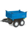 Rolly Toys rollyTrailer Przyczepa wywrotka Mega Trailer niebieska