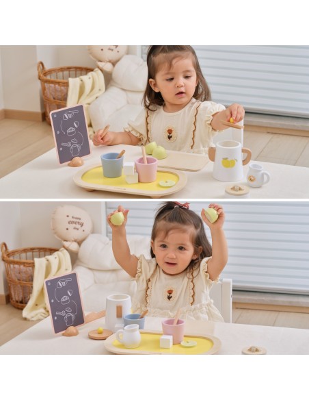 Wooden Lemonade Set 21 pcs VIGA PolarB 18m+