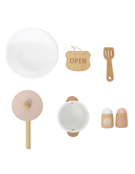 Wooden Kitchen and Shop 2 in 1 White VIGA PolarB