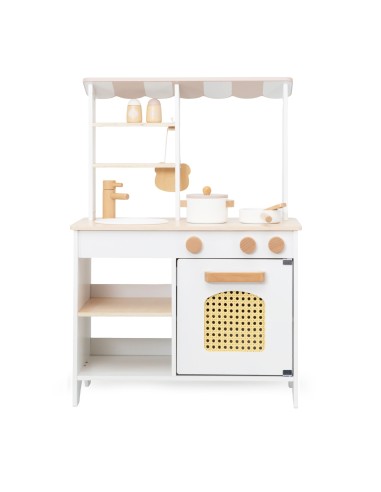 Wooden Kitchen and Shop 2 in 1 White VIGA PolarB