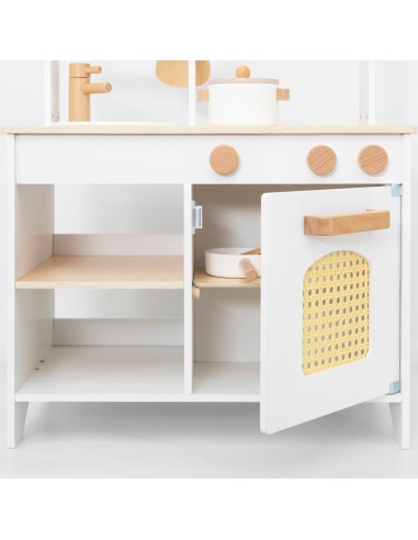 Wooden Kitchen and Shop 2 in 1 White VIGA PolarB