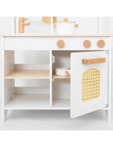 Wooden Kitchen and Shop 2 in 1 White VIGA PolarB