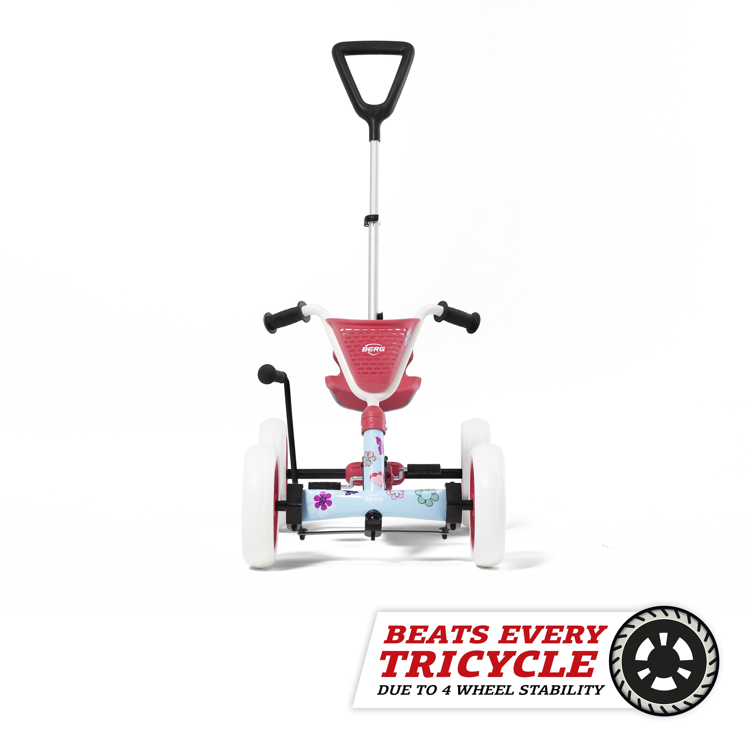 Pedal go kart bicycle 2 in 1 buzzy bloom