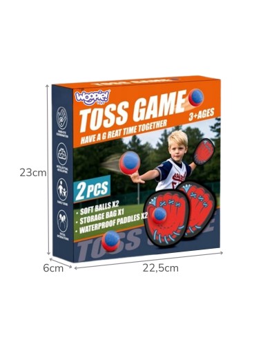 WOOPIE Toss Game Skill Game with Velcro 5 pcs.