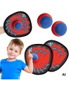 WOOPIE Geschicklichkeitsspiel Toss Game – Ballwerfen mit Klettverschluss, 5-tlg.
