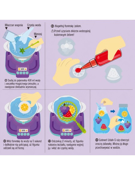 WOOPIE  Zestaw Kreatywny do Tworzenia Żelowych Figurek