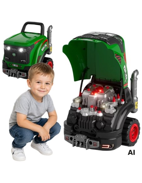 WOOPIE Interactive Mechanical Workshop Tractor 60 pcs - Toy
