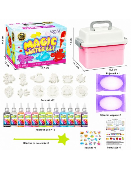 WOOPIE Magical Water World Creative Set 30 Pieces - Fun
