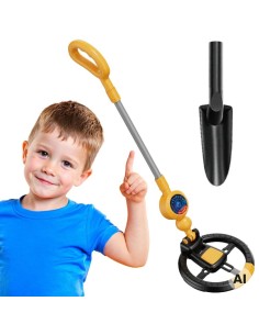 WOOPIE Metalldetektor für Kinder mit Schaufel – Set Schatzsucher