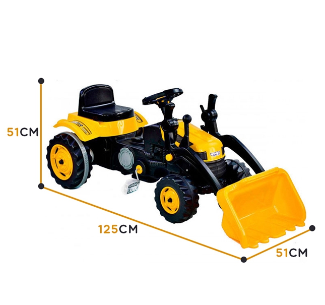 Traktor na pedały farmer maxtrac classic łyżka spychacz