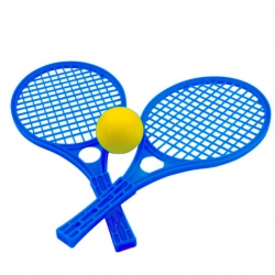 Niebieskie Rakietki Dla Dzieci Zestaw Tenis MOCHTOYS
