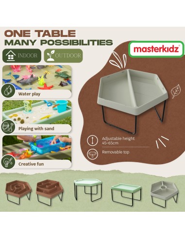 Masterkidz Hexagonal Sensory Tray – STEM, Sorting, Learning