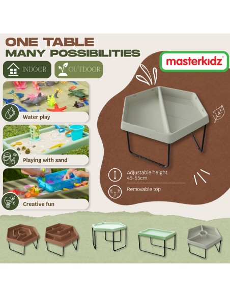 Masterkidz Hexagonal Sensory Tray – STEM, Sorting, Learning