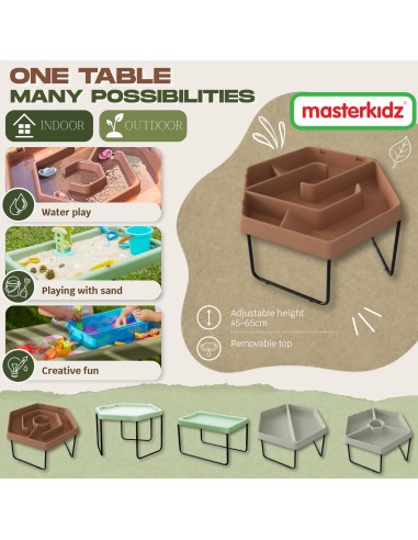Masterkidz Hexagonal Water Table - Creative Outdoor Fun