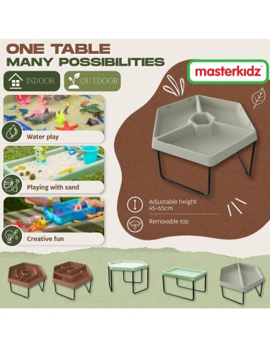 Masterkidz Hexagonal Sensory Tray – STEM, Sorting, Learning