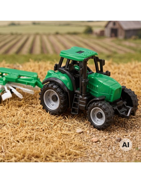WOOPIE Farm Tractor with Rake - Toy for Children