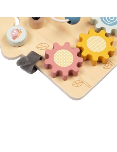 2-in-1 8-piece Classic Villages Manipulation Board - Wooden Educational Toy
