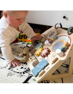 Motorik-Tafel 2-in-1 8-tlg. Klassische Dörfer – Holz-Lernspielzeug 2