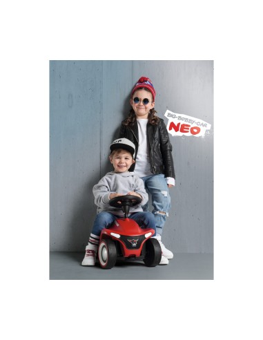 BIG Red Bobby Car Neo Red Ride-On - Safe fun for children