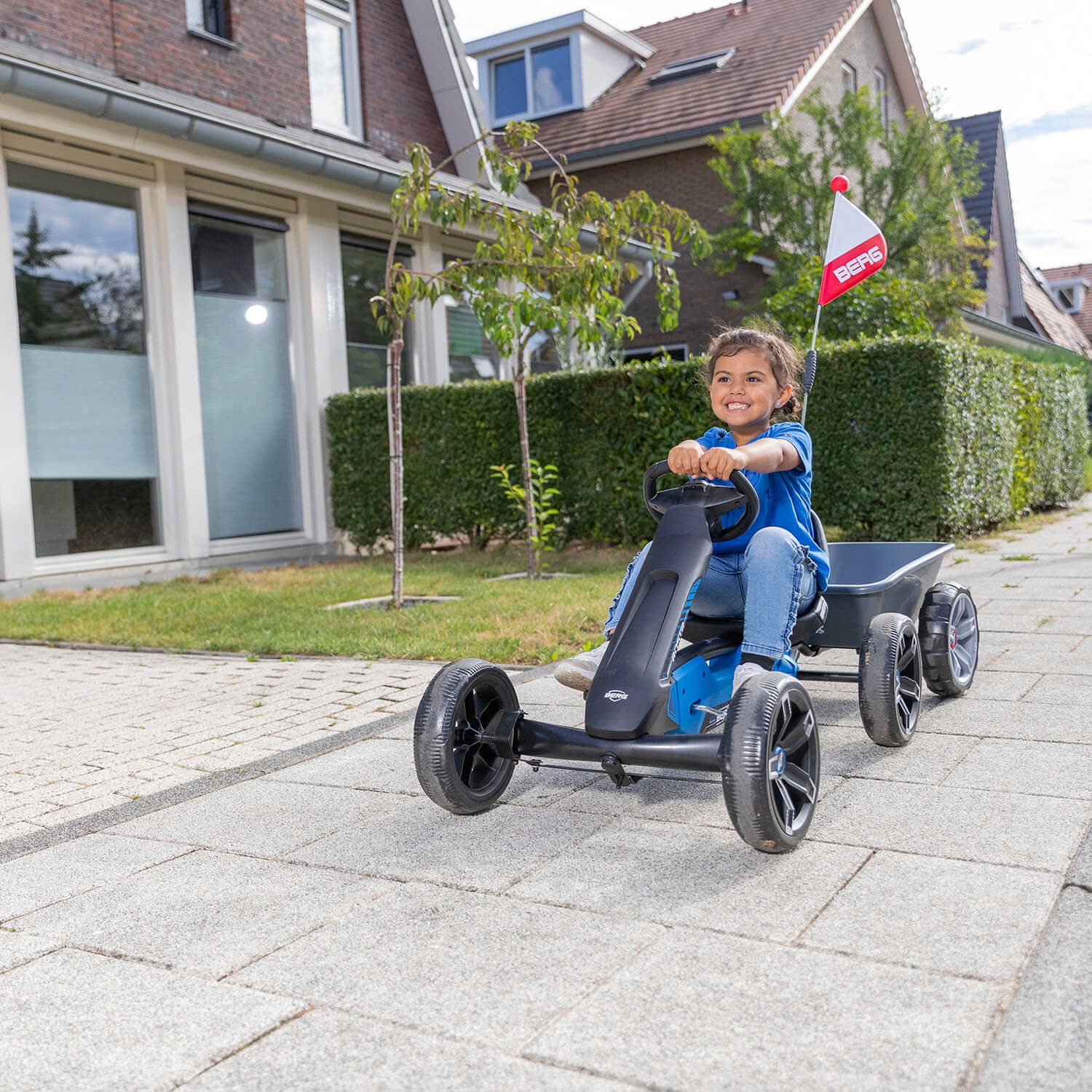 Gokart na pedały reppy roadster ciche koła 2,5 - 6 lat do 30 kg