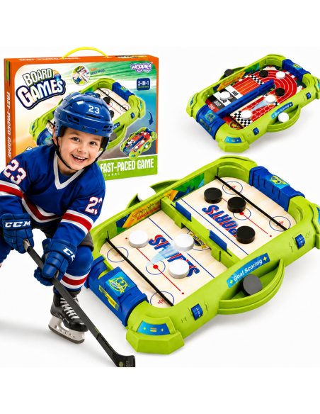Woopie Mini Hockey and Pinball 2in1 Arcade Game - Game for Kids