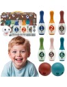 Kegel-Set Geschicklichkeitsspiel für Kinder Woopie