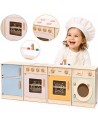 Large Wooden Viga Kitchen Set - Educational Toy 130 cm Long