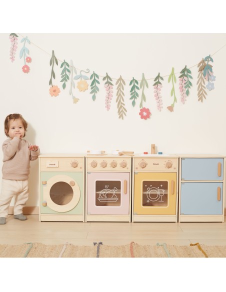 Large Wooden Viga Kitchen Set - Educational Toy 130 cm Long