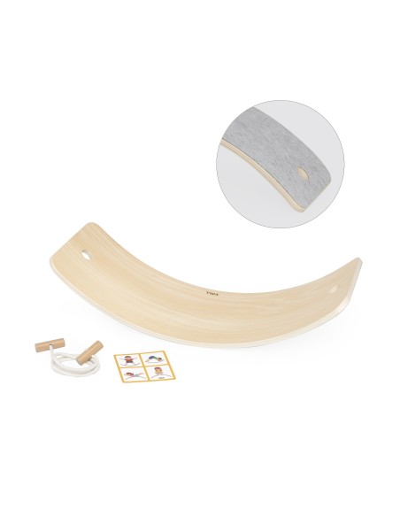 VIGA Wooden Balance Board - A Toy That Develops Skills