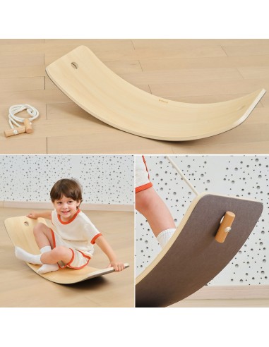 VIGA Wooden Balance Board - A Toy That Develops Skills