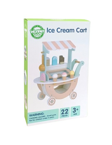 WOOPIE GREEN XXL-Eisdiele Eiswagen – Pastell-Snackbar