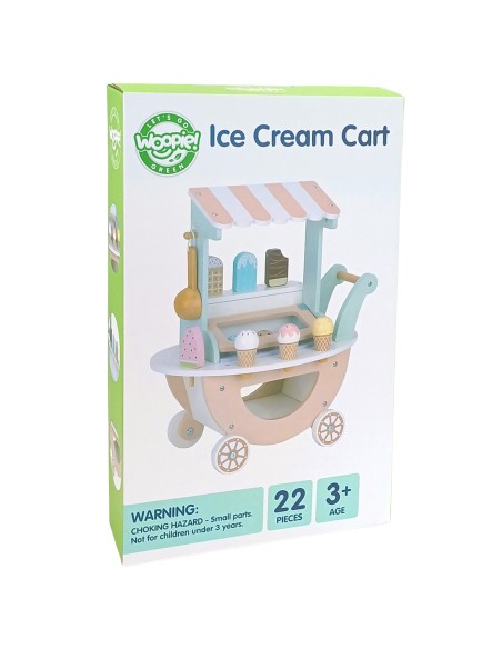 WOOPIE GREEN Ice Cream Shop XXL Ice Cream Cart - Pastel Shop