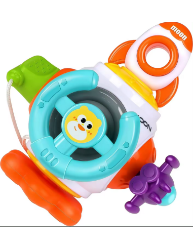 WOOPIE BABY Piłka Kosmiczna Rakieta 6w1 Montessori 18m+