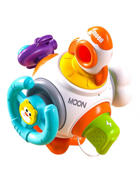 WOOPIE BABY Kosminė raketa kamuolys 6in1 Montessori 18m+