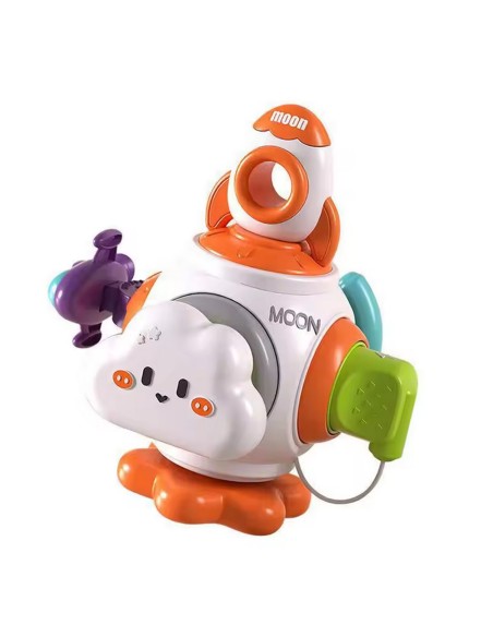 WOOPIE BABY Kosminė raketa kamuolys 6in1 Montessori 18m+