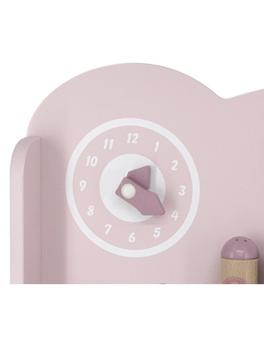VIGA PolarB medinis virtuvės komplektas su priedais Silver - Pink