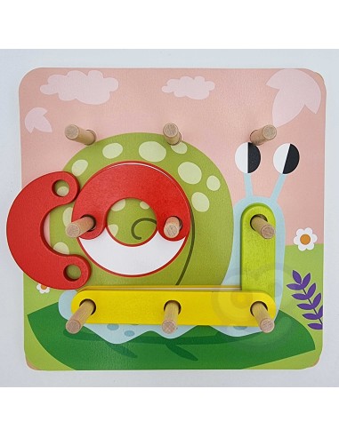 Wooden Mosaic Puzzle Tooky Toy - SEO Educational Toy